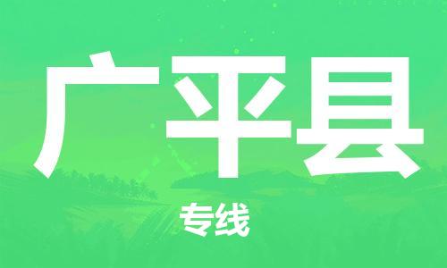 吕巷镇到广平县物流公司-吕巷镇至广平县专线-大型配送